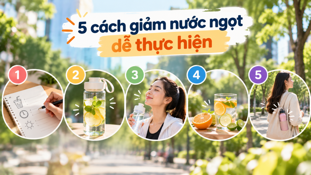 5 cách giảm uống nước ngọt dễ thực hiện
